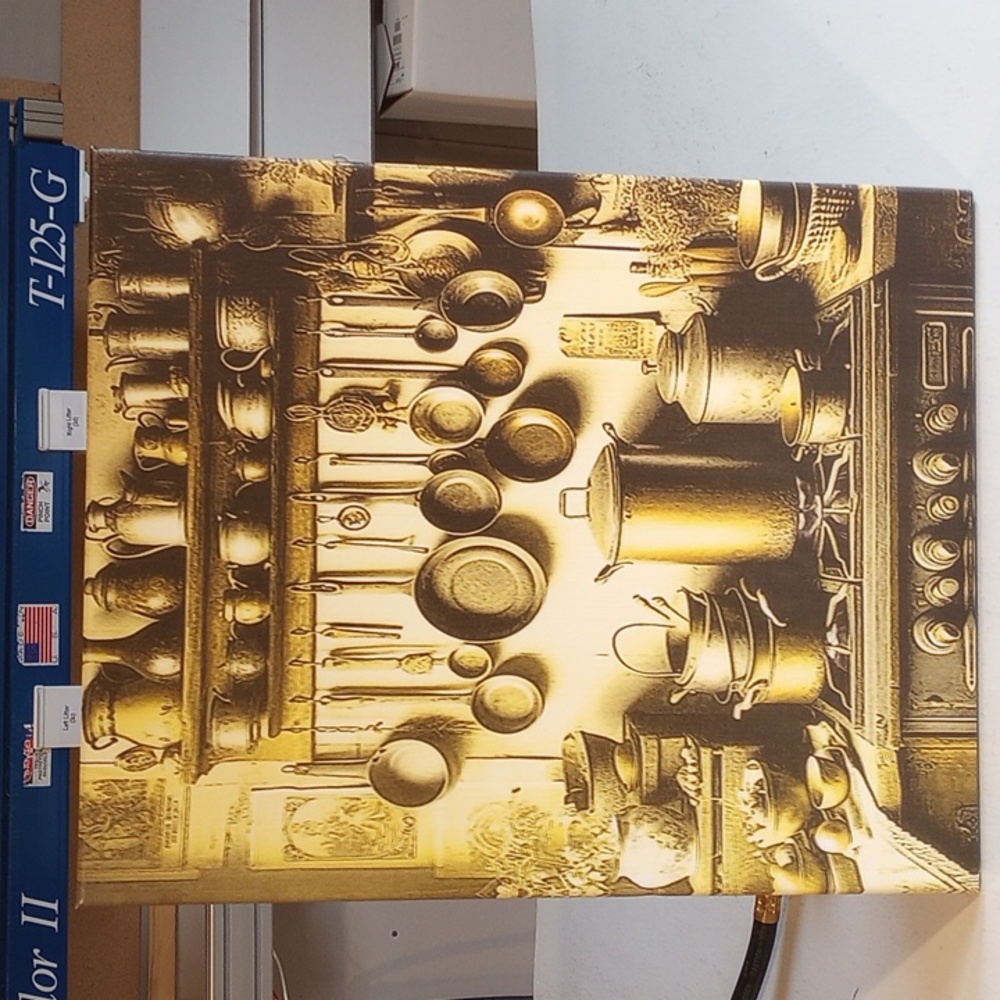 Canvas picture Pots and Pans 16"x 20"